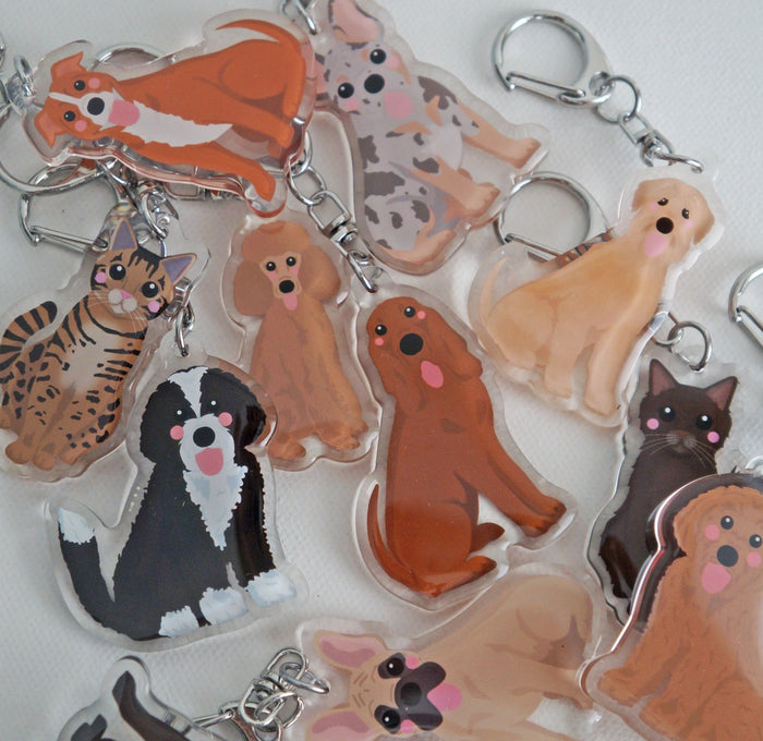 All Epoxy Keychains