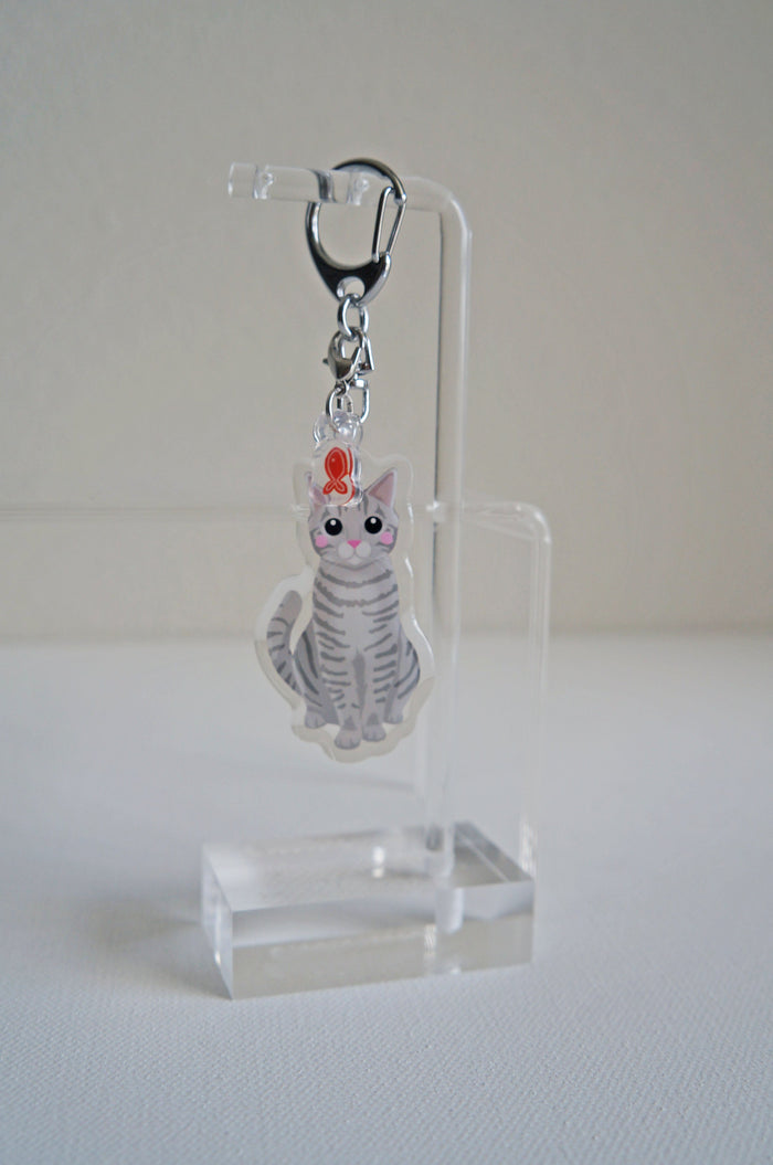 Cat Epoxy Keychains