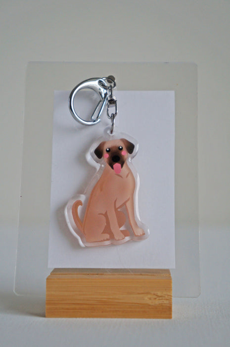 Anatolian Shepherd Epoxy Keychain