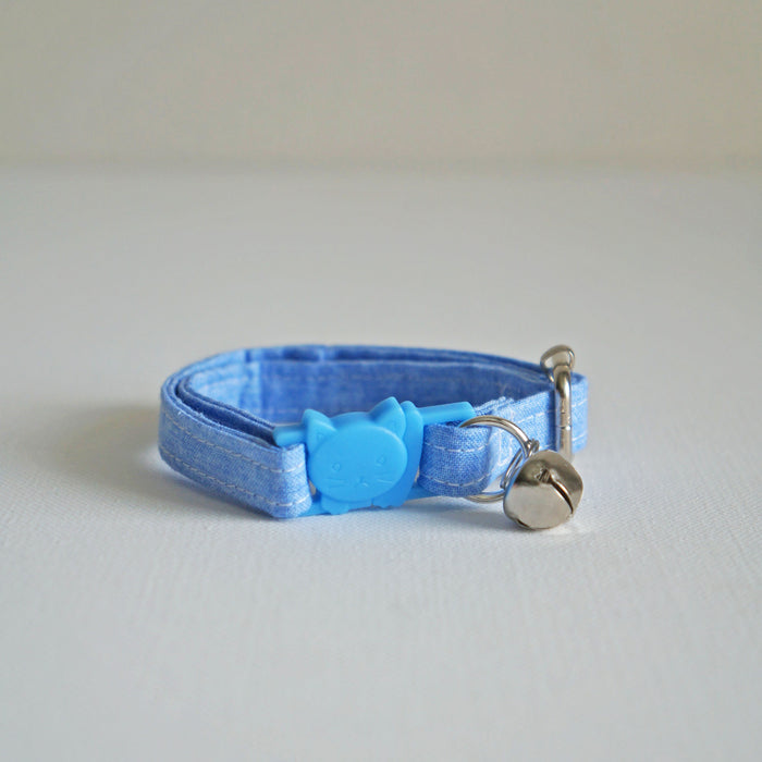 Blue Jeans Cat Collar