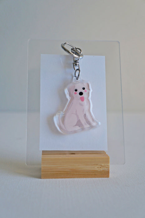 Border Terrier Epoxy Keychain