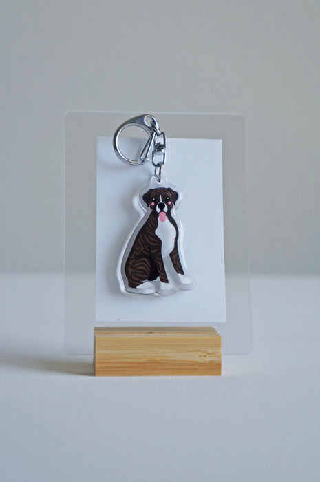 Boxer Epoxy Keychain