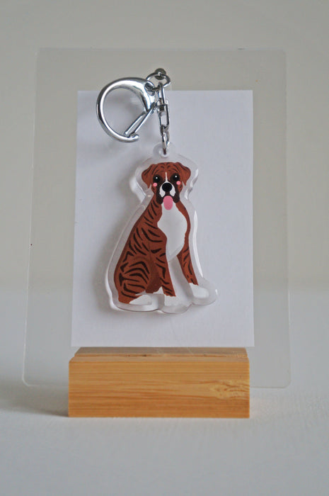 Boxer Epoxy Keychain