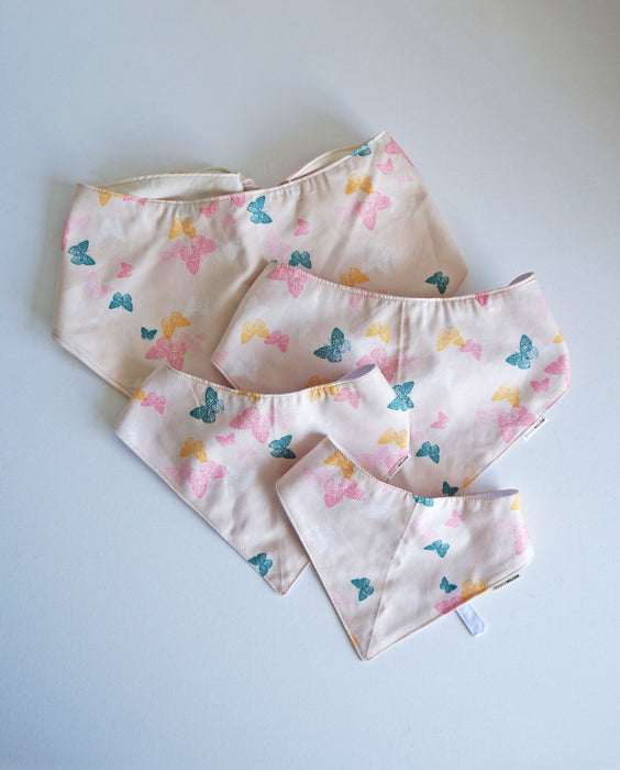 Butterfly Beige Pet Bandanas