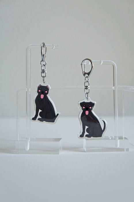 Cane Corso Epoxy Keychain