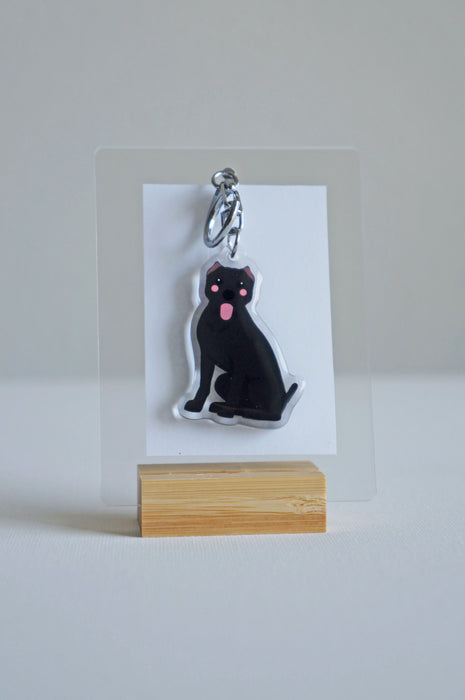 Cane Corso Epoxy Keychain