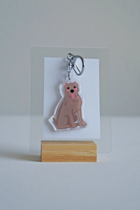 Cane Corso Epoxy Keychain