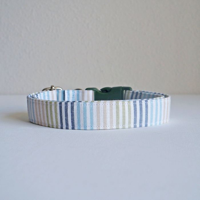 Coastal Striped Dog Collar