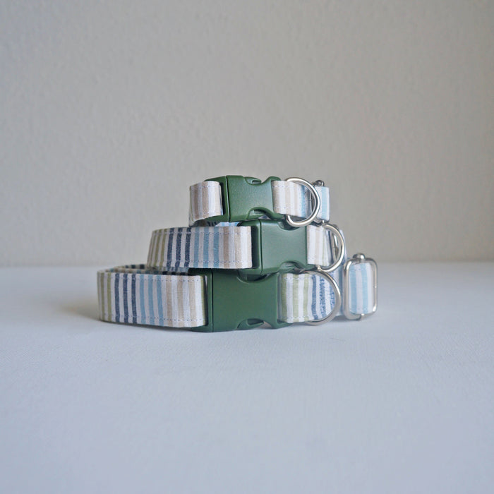Coastal Striped Dog Collar