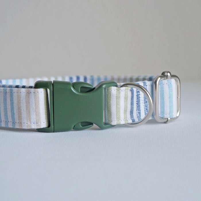 Coastal Striped Dog Collar