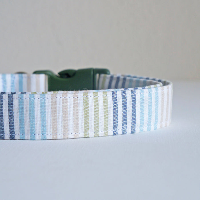 Coastal Striped Dog Collar