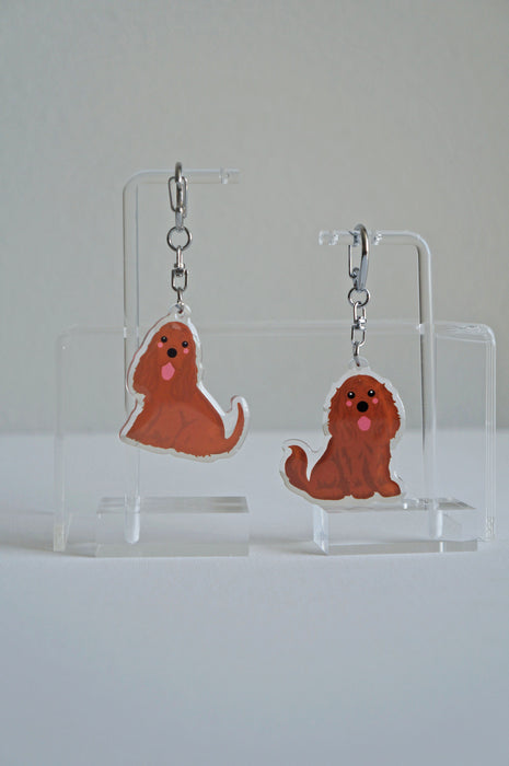 Cocker Spaniel Epoxy Keychain
