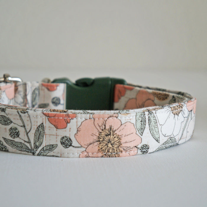 Vintage Floral Dog Collar