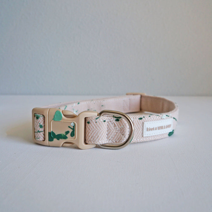 Green Splash Dog Collar