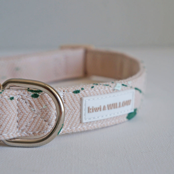 Green Splash Dog Collar