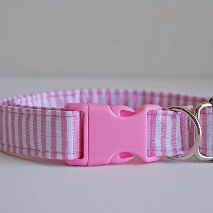 Rose Striped Dog Collar