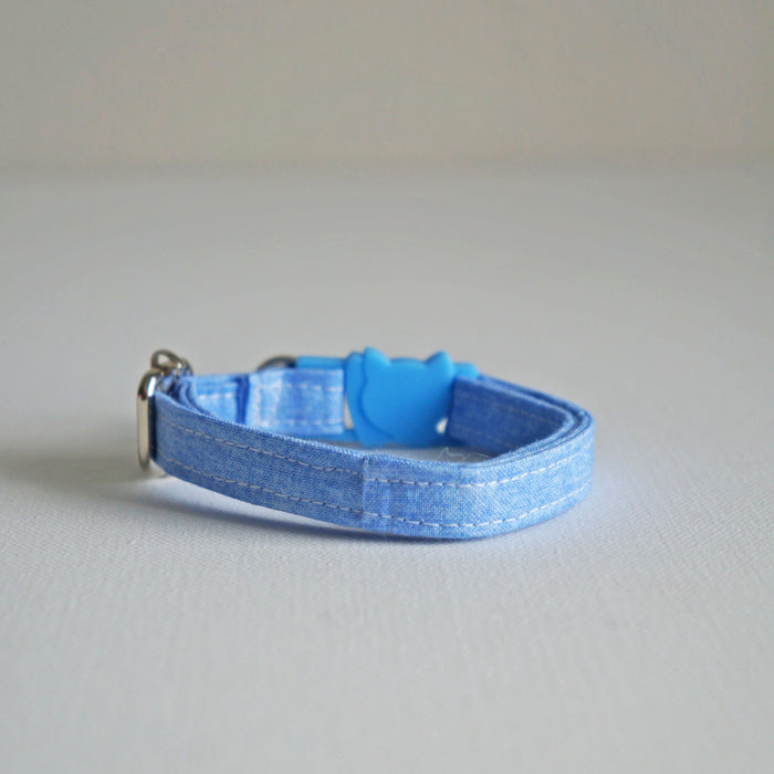 Blue Jeans Cat Collar