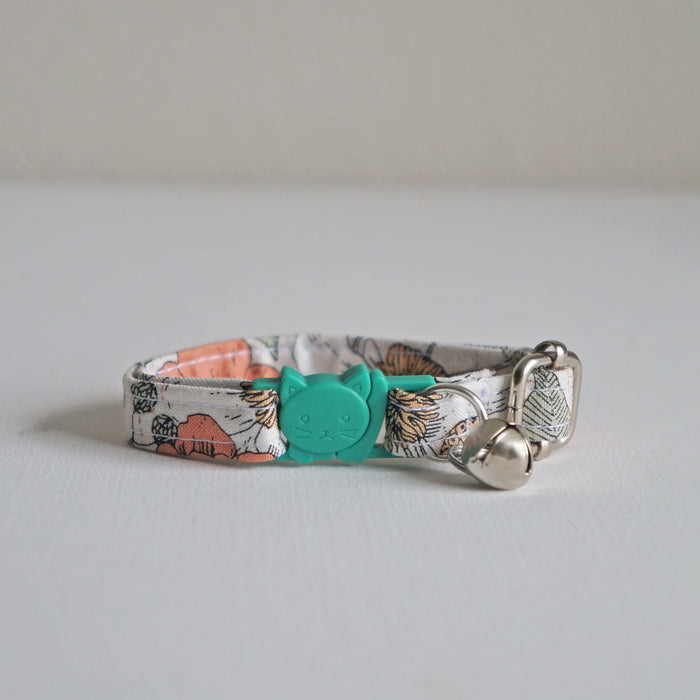 Vintage Floral Cat Collar