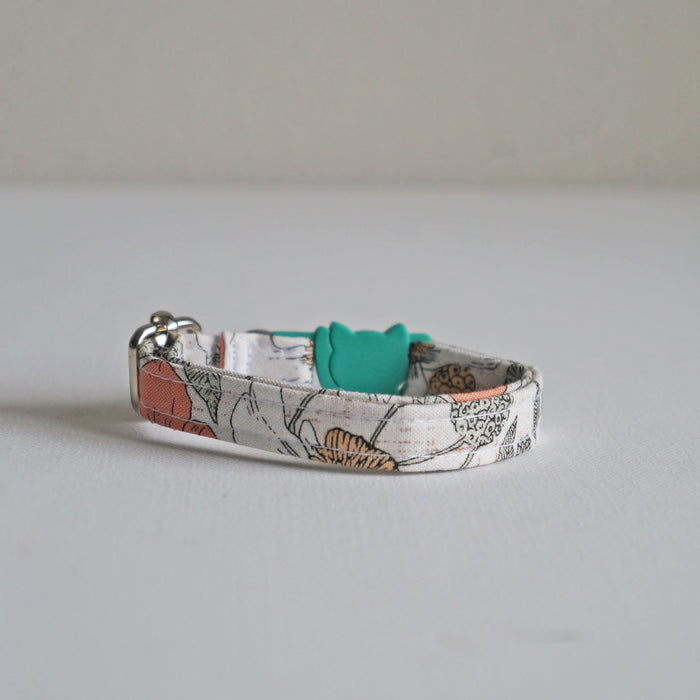 Vintage Floral Cat Collar