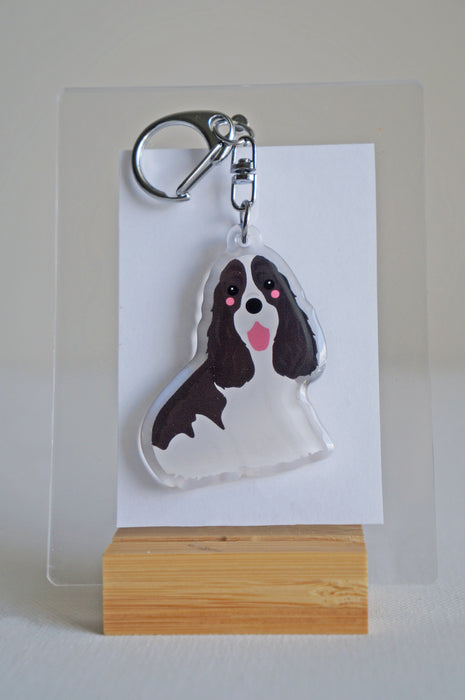 Cocker Spaniel Epoxy Keychain