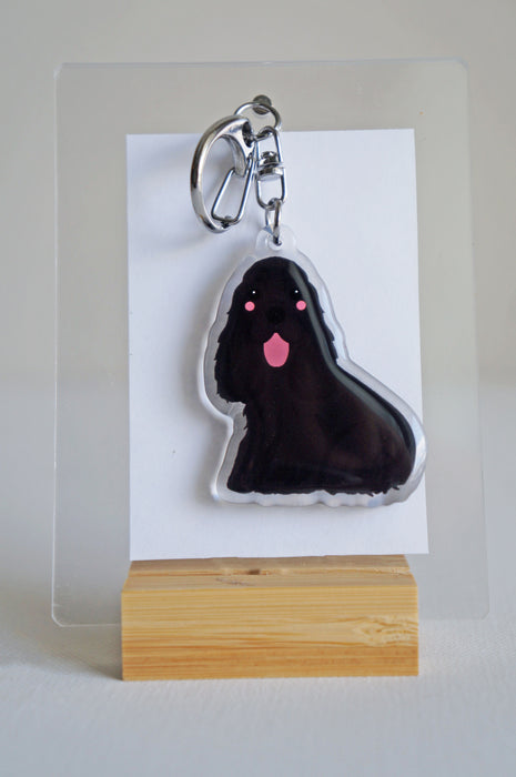 Cocker Spaniel Epoxy Keychain