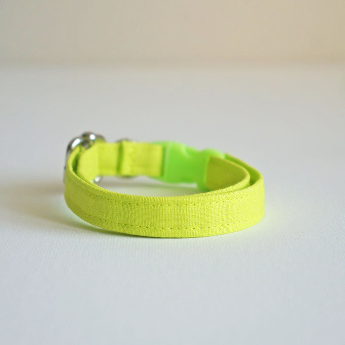 Neon Green Cat Collar