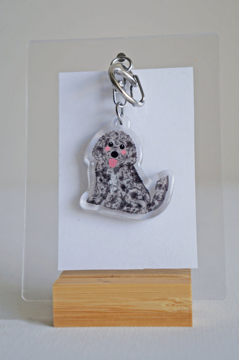 Doodle Epoxy Keychain