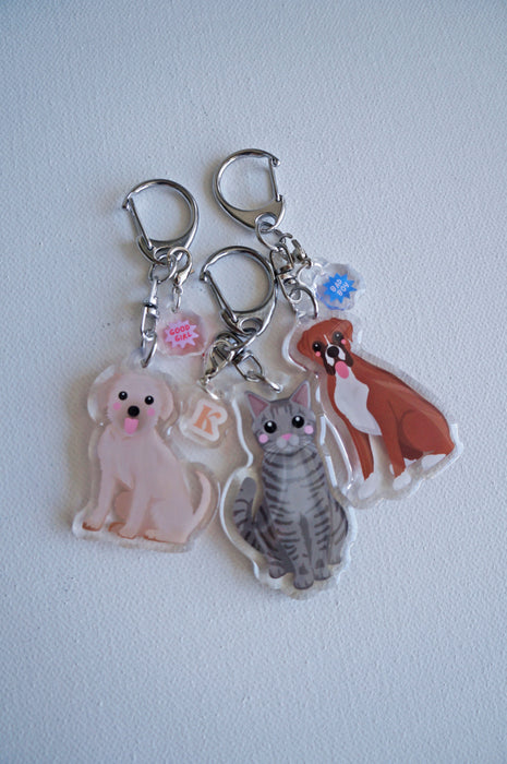 Bubble Text Mini Charm