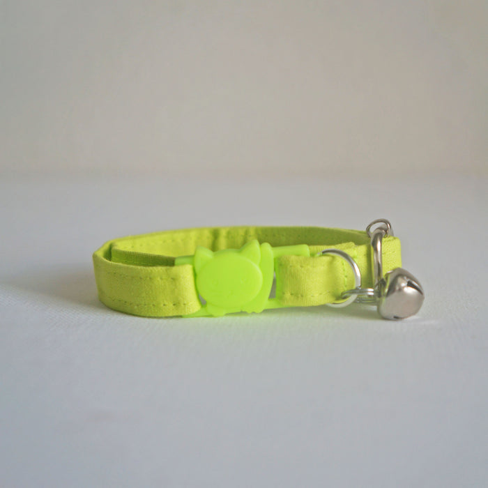 Neon Green Cat Collar