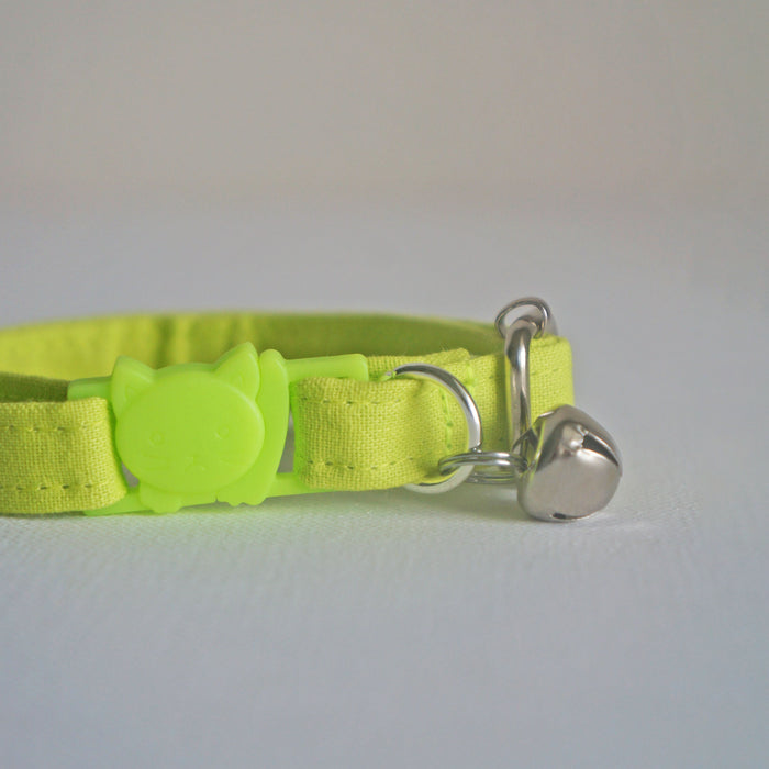Neon Green Cat Collar