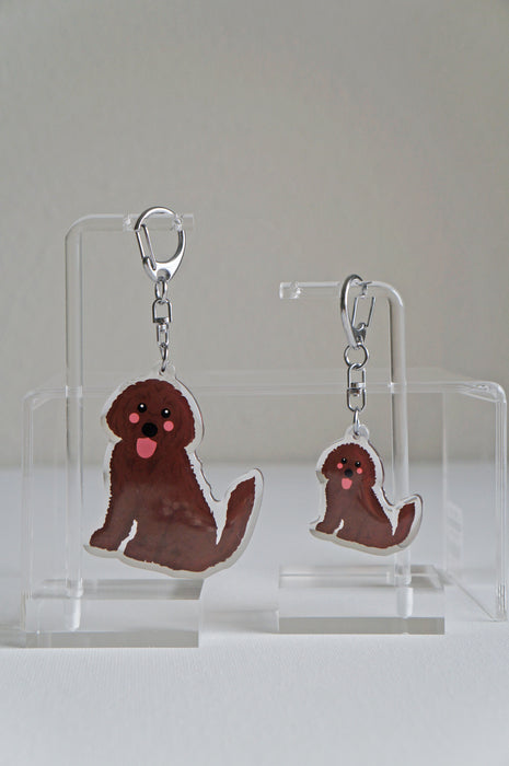 Doodle Epoxy Keychain