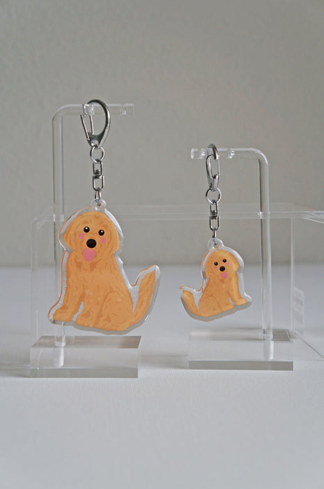 Doodle Epoxy Keychain
