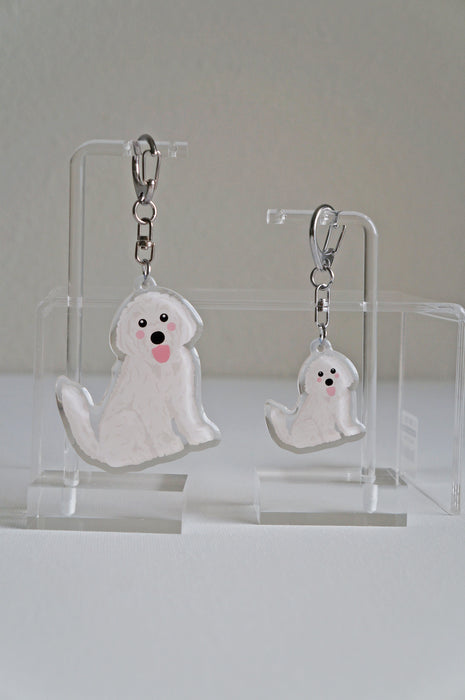 Doodle Epoxy Keychain