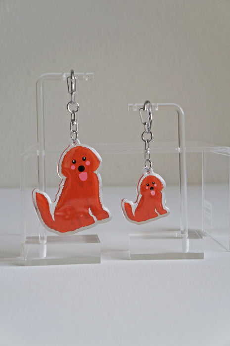 Doodle Epoxy Keychain
