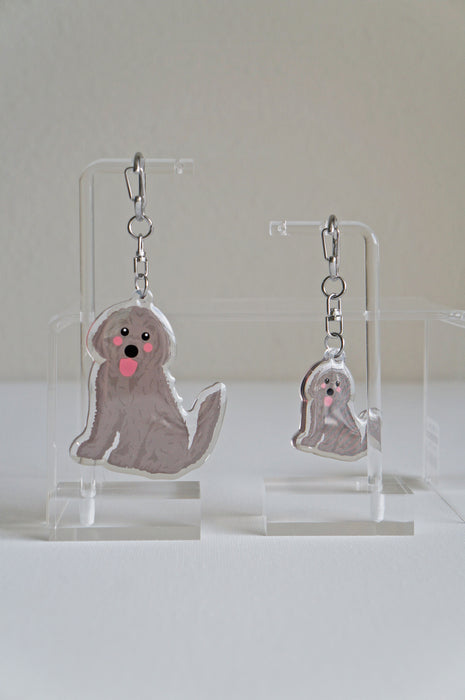 Doodle Epoxy Keychain