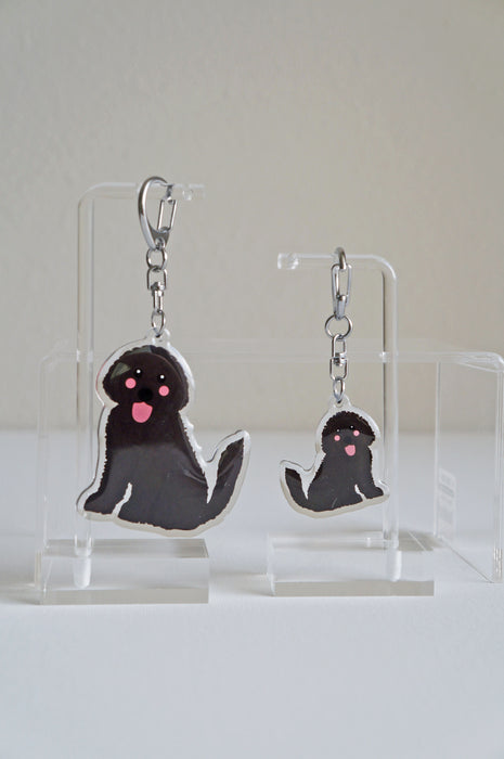 Doodle Epoxy Keychain