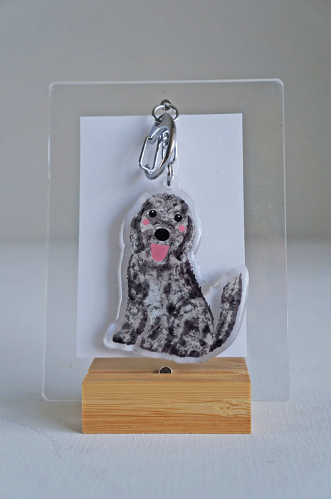 Doodle Epoxy Keychain
