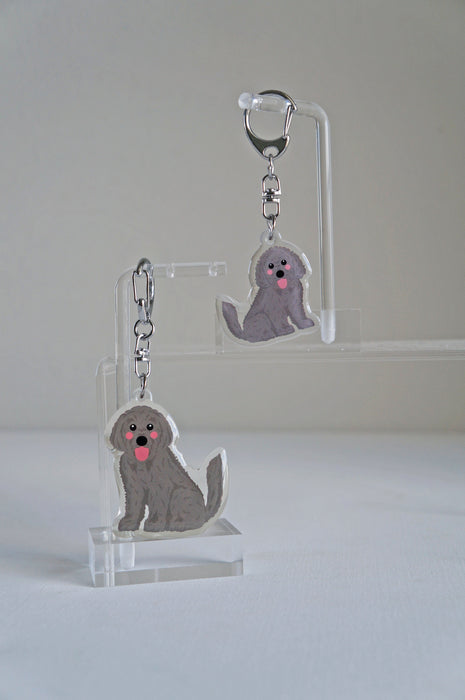 Doodle Epoxy Keychain