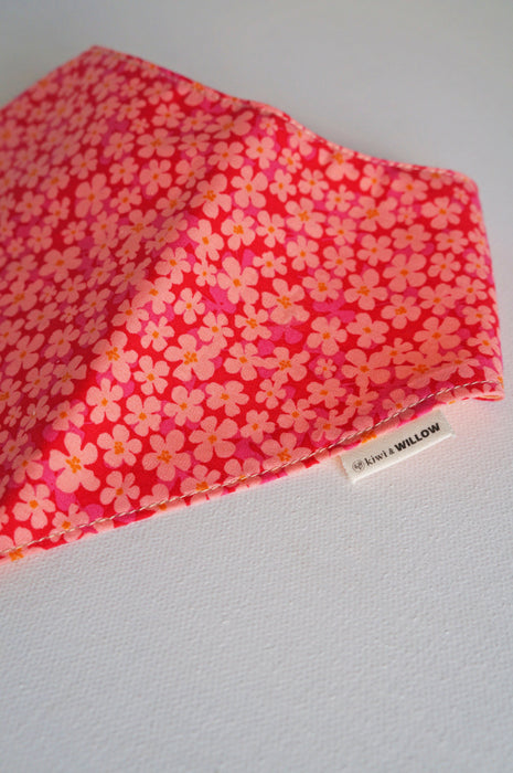 Fuchsia Floral Pet Bandanas
