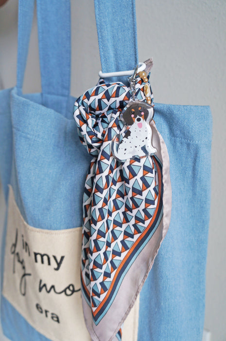 In My Dog Mom Era Denim Tote Bag