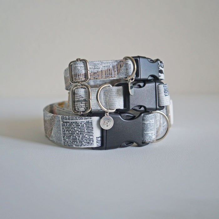 Fine Print Dog Collar