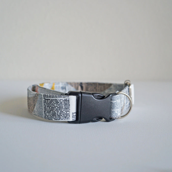Fine Print Dog Collar
