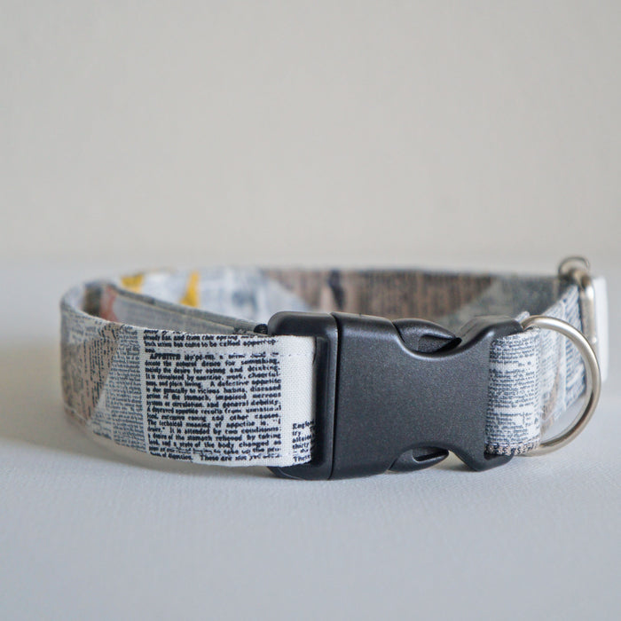 Fine Print Dog Collar