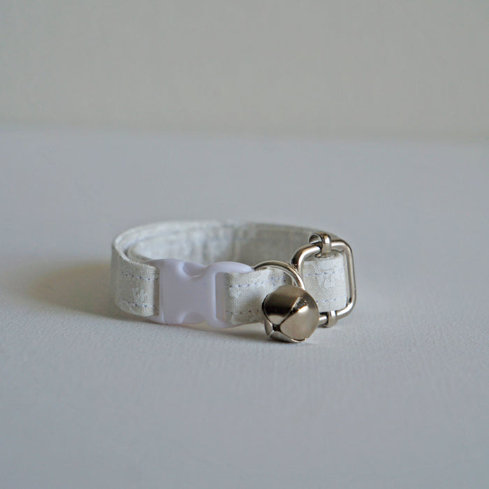 Cream Floral Cat Collar