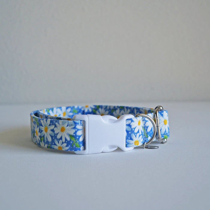 Dark Daisy Dog Collar