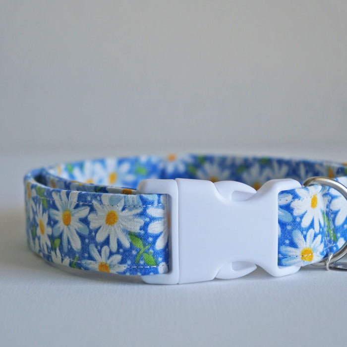 Dark Daisy Dog Collar