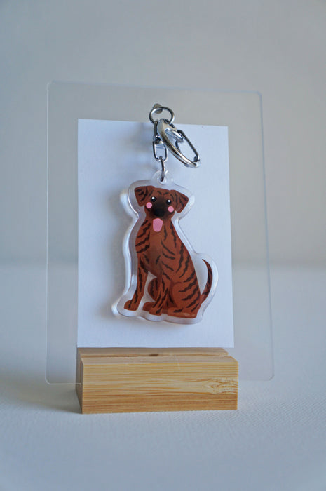 Hound Mix Epoxy Keychain