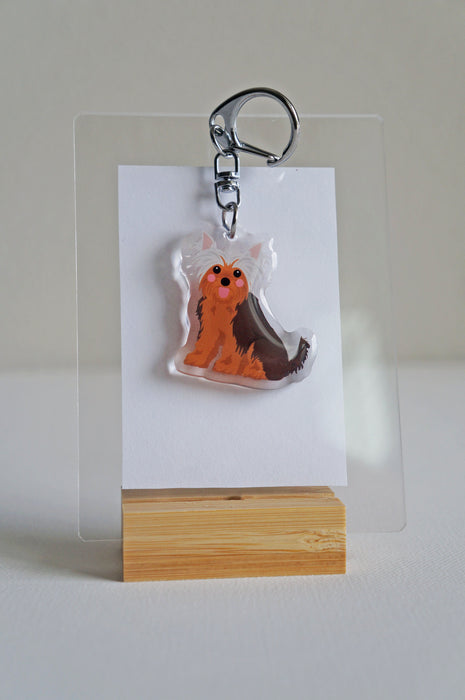 Yorkshire Terrier Epoxy Keychain