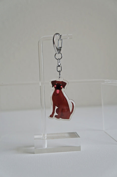 Rhodesian Ridgeback Epoxy Keychain