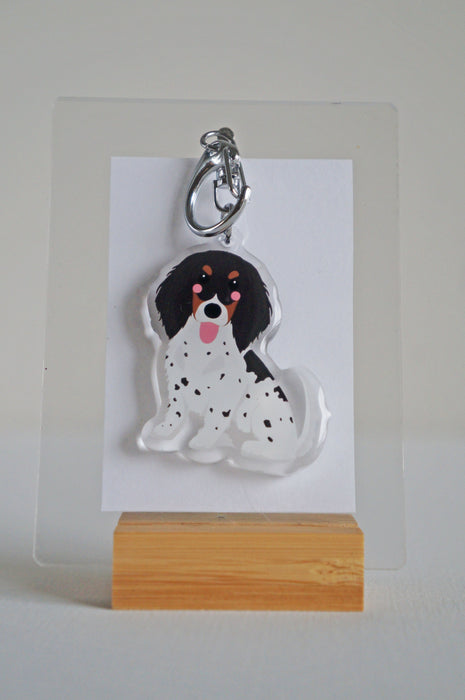 Dachshund Epoxy Keychain